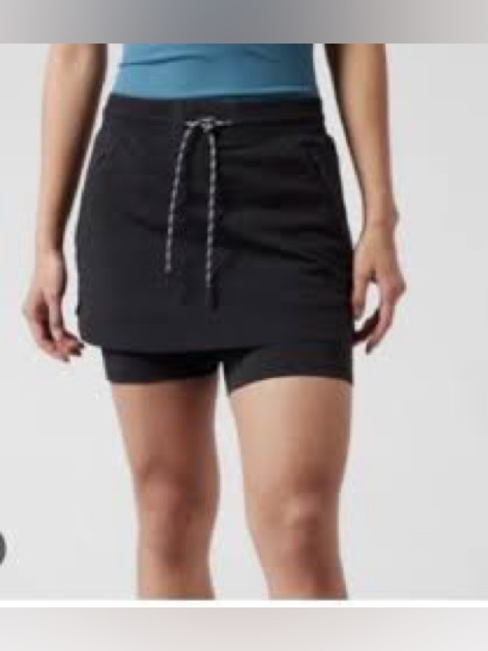 Athleta Trekkie North 2-in-1 Active Skort – Black, Size 10